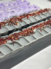 Load image into Gallery viewer, Charcoal rose Goat Milk Soap