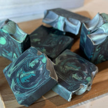 Load image into Gallery viewer, Tea Tree & Charcoal Goat Milk Soap