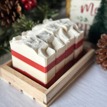 Load image into Gallery viewer, Candy Cane Lane Goat Milk Soap