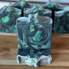 Load image into Gallery viewer, Tea Tree & Charcoal Goat Milk Soap