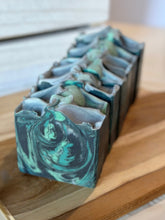 Load image into Gallery viewer, Tea Tree &amp; Charcoal Goat Milk Soap
