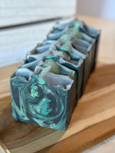Load image into Gallery viewer, Tea Tree & Charcoal Goat Milk Soap