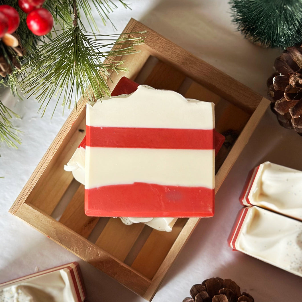 Candy Cane Lane Goat Milk Soap