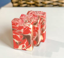 Load image into Gallery viewer, Chocolate Covered Strawberries Goat Milk Soap
