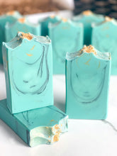 Load image into Gallery viewer, Turquoise Marble Goat Milk Soap
