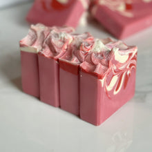 Load image into Gallery viewer, Scarlet Cherry Champagne Goat Milk Soap
